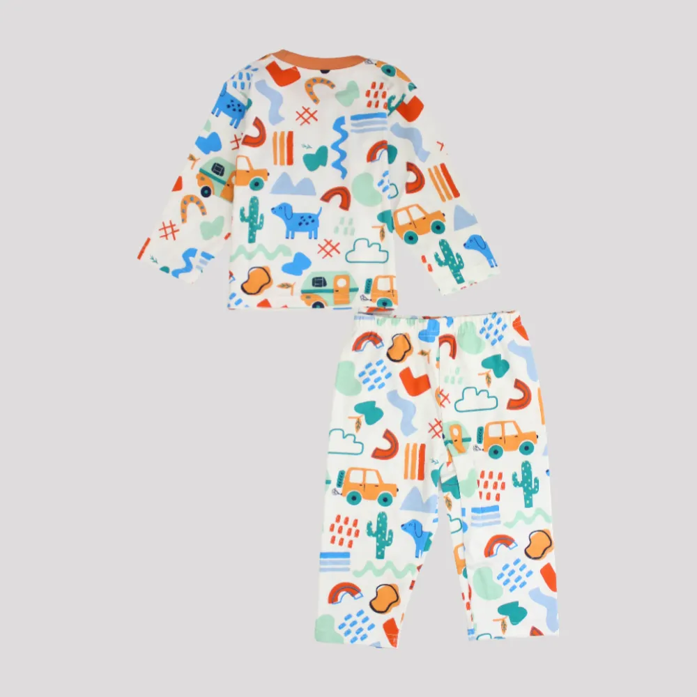Colorful Long-Sleeved Pajama
