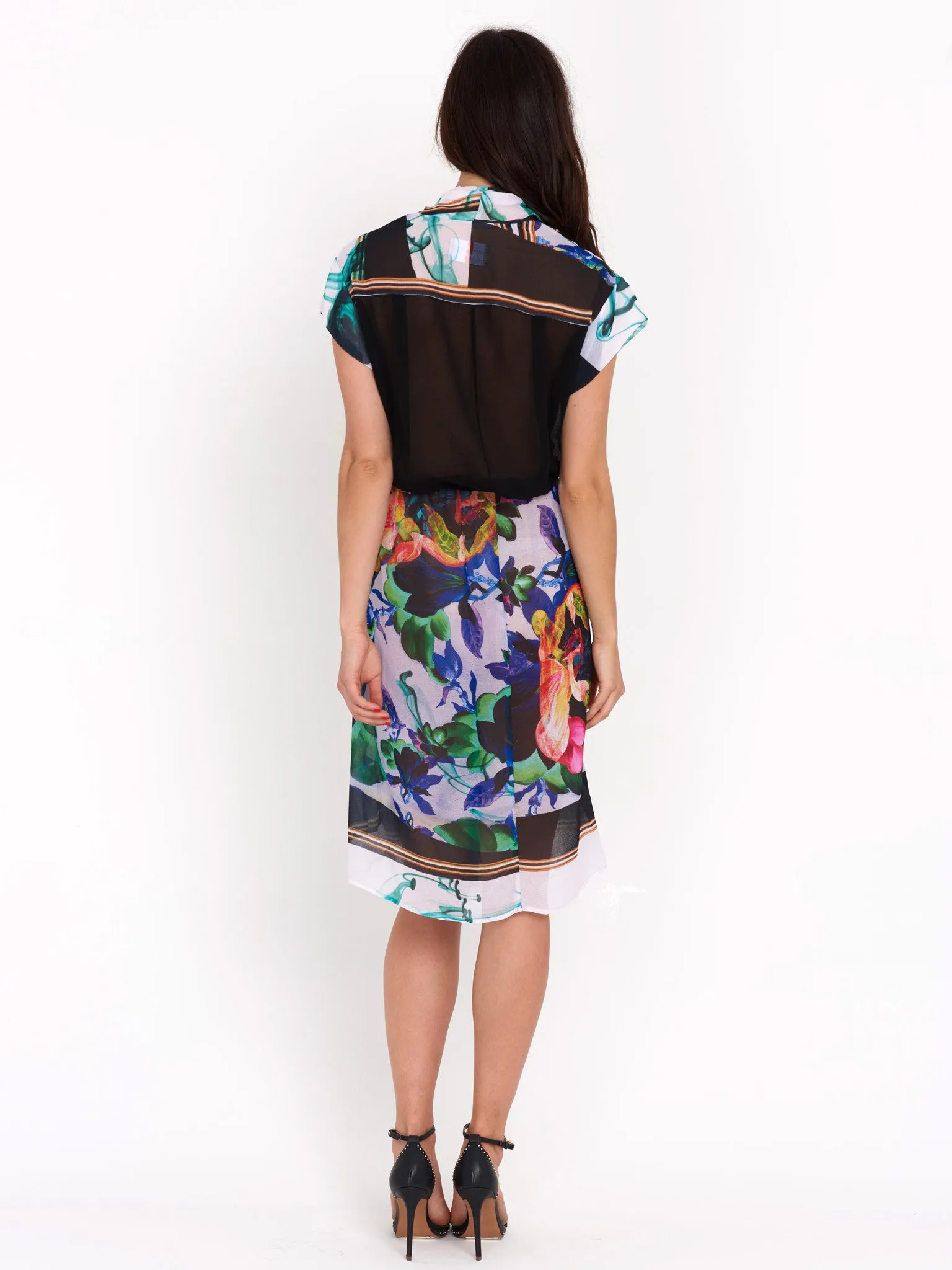 Liquid Jade Chiffon Dress