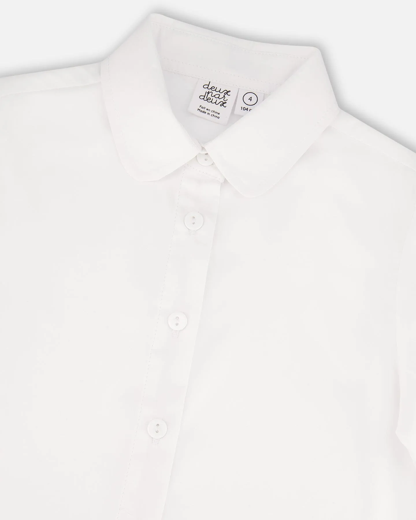 Long Sleeve Flowing Shirt White