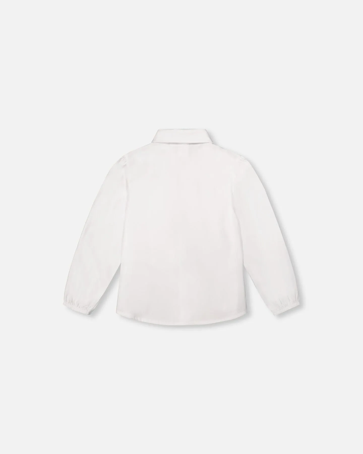 Long Sleeve Flowing Shirt White