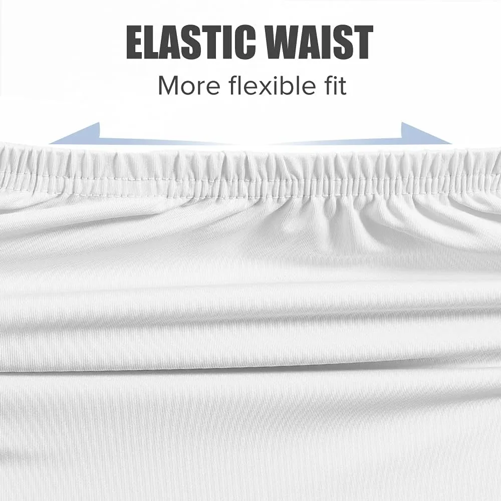 MANCYFIT Half Slips for Women UnderSkirt Dress Extender Lace Trim Knee Length Midi Skirt 14-25" Length