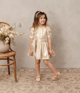 NoraLee Josephine Dress In Rose Gold - Infant to Youth