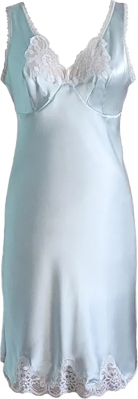 Shadowline Plus Size Women's Rochelle Satin Full Slip with Adjustable Straps